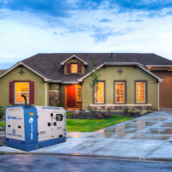 Ashok Leyland silent diesel generator for residential use